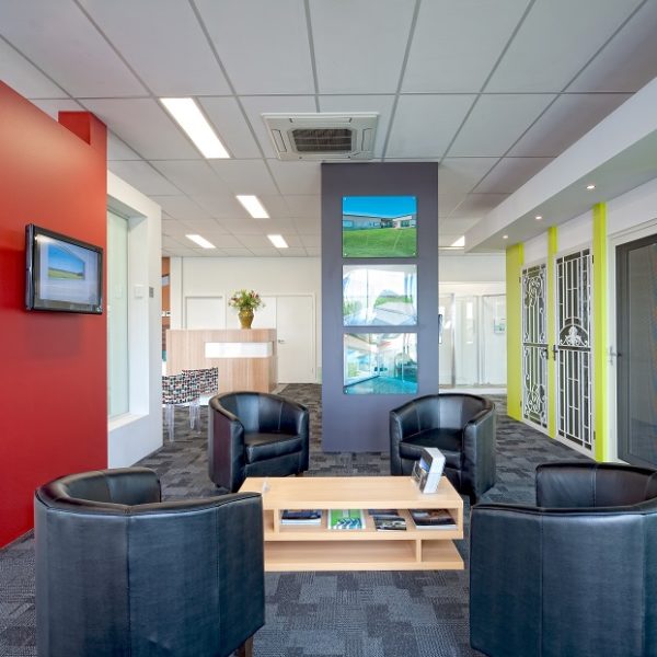 Red and Yellow Office Colour