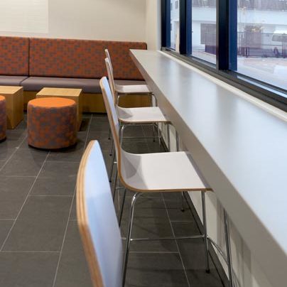 Bar, Ottomans, Booth Seating, Office Interior Design