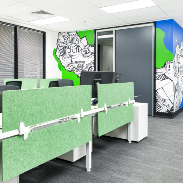 office wall mural